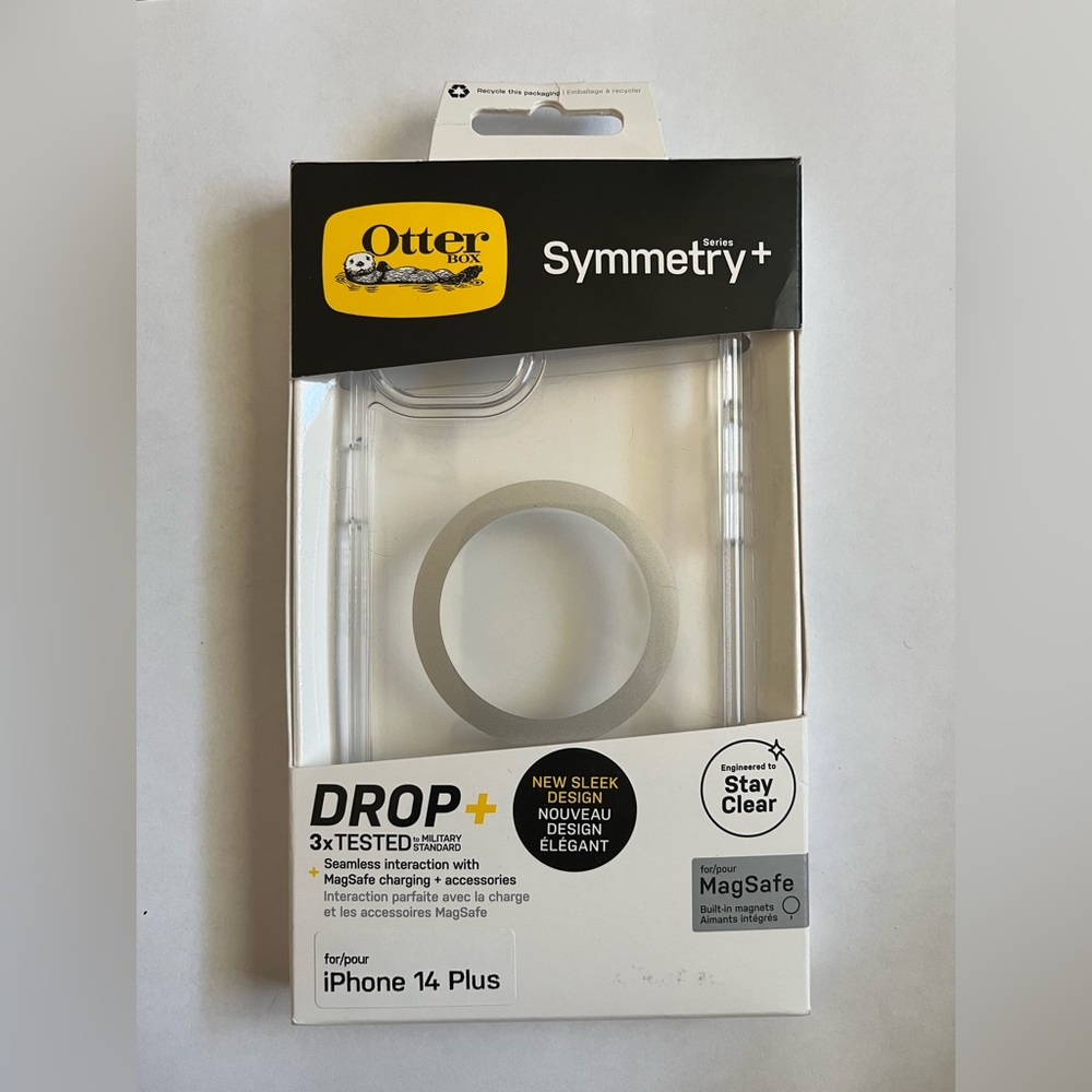 OtterBox Symmetry+ Clear Case for iPhone 14 Plus